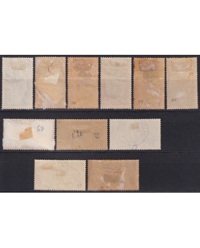 F-EX58281 SOMALIA COTE DES SOMALIS DJIBOUTI 1909 LANDSCAPE HIGHT VALUE.