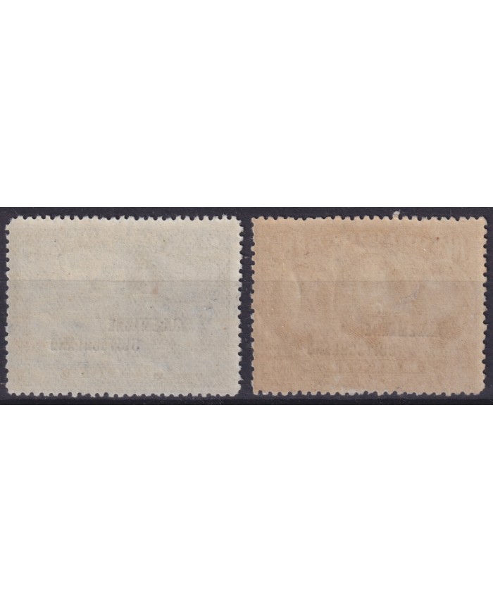 F-EX58915 BELGIUM GERMANY OCCUPATION MH 1919 2fr + 5fr HIGHT VALUE.