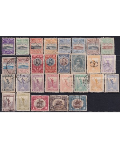 F-EX59787 URUGUAY 190 6-1922 STAMPS LOT.