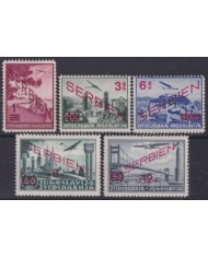 F-EX59541 SERBIA 1941 MH WWII OCCUPATION AIRMAIL OVERPRINT +35€.