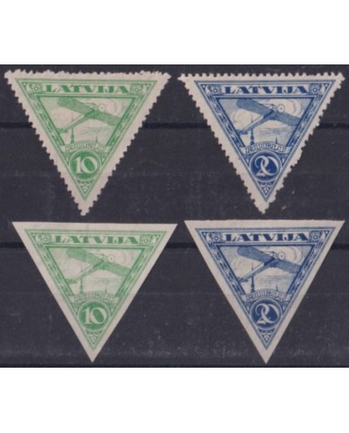 F-EX59569 LATVIJA LATVIA 1921 MH AIRMAIL AVION AIRPLANE +70€.