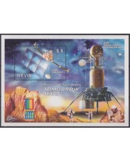 F-EX62043 NEVIS MNH 2000 SPACE COSMOS EXPLORATION TOMORROW MARS ROCKET.
