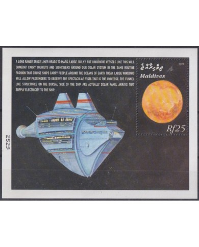 F-EX62044 NEVIS MNH 1999 SPACE COSMOS EXPLORATION ROCKET.