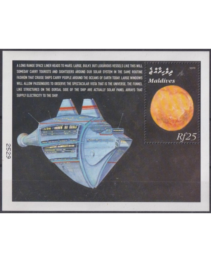 F-EX62044 NEVIS MNH 1999 SPACE COSMOS EXPLORATION ROCKET.