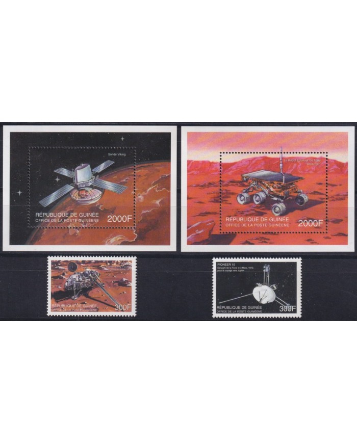 F-EX62053 GUINEA MNH 2000 SPACE COSMOS EXPLORATION ROCKET.