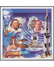 F-EX62117 MALI MNH 1999 SPACE COSMOS EXPLORATION ROCKET SATELLITE NEIL ARMSTRONG BORMAN.