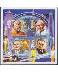 F-EX62121 MALI MNH 2000 SPACE COSMOS EXPLORATION ROCKET SATELLITE GODDARD KARMAN OBERTH.