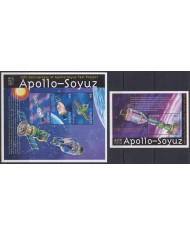 F-EX62122 LESOTHO MNH 2000 SPACE COSMOS EXPLORATION ROCKET SATELLITE APOLLO - SOYUZ.