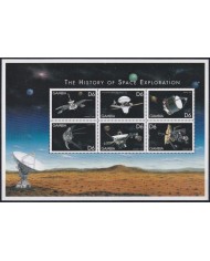 F-EX62127 GAMBIA MNH 1999 SPACE COSMOS EXPLORATION ROCKET SATELLITE VOYAGE MARINER GIOTTO.