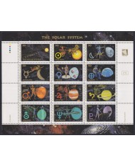 F-EX62225 MARSHALL IS MNH 1994 SPACE SOLAR SYSTEM PLANET SHEET.