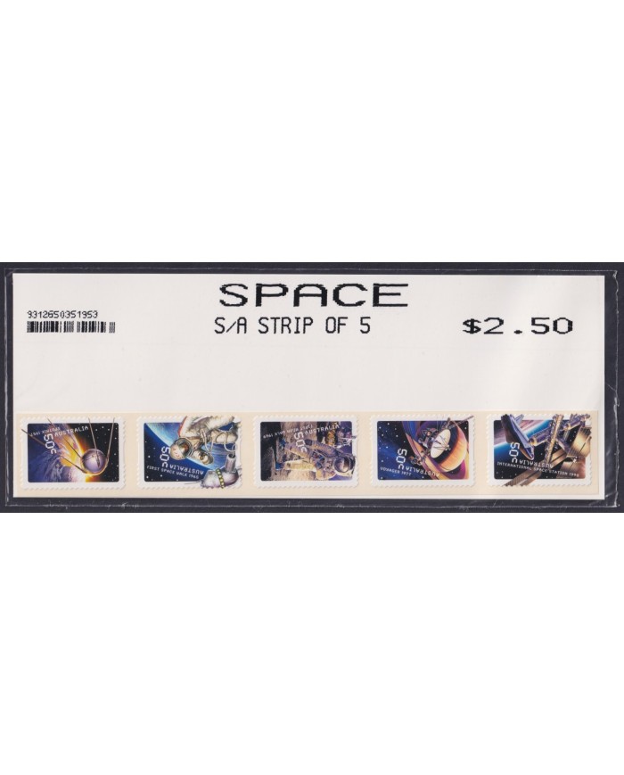 F-EX62204 AUSTRALIA MNH 2007 SPACE EXPLORATION COSMOS SPUTNIK ROCKET SATELLITE.