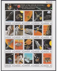 F-EX62209 MICRONESIA IS MNH 1999 USA SPACE EXPLORATION ROCKET SATELLITE MOONLANDING.