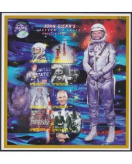 F-EX62219 MICRONESIA IS MNH 1998 JONH GLENN SPACE EXPLORATION ROCKET SATELLITE.