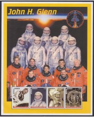F-EX62211 ANTIGUA & BARBUDA MNH 1999 JONH GLENN SPACE EXPLORATION ROCKET SATELLITE.