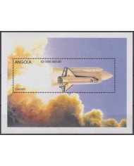 F-EX62306 ANGOLA MNH 1998 SPACE EXPLORATION COLUMBIA ROCKET.