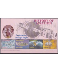 F-EX62136 ANTIGUA & BARBUDA MNH 2003 WRIGHT AVIATION SPACE AVIATION ROCKET COSMOS.