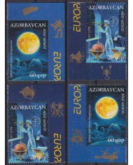 F-EX62316 AZERBAIJAN MNH 2009 EUROPA CEPT ASTRONOMY SPACE EXPLORATION COSMOS.