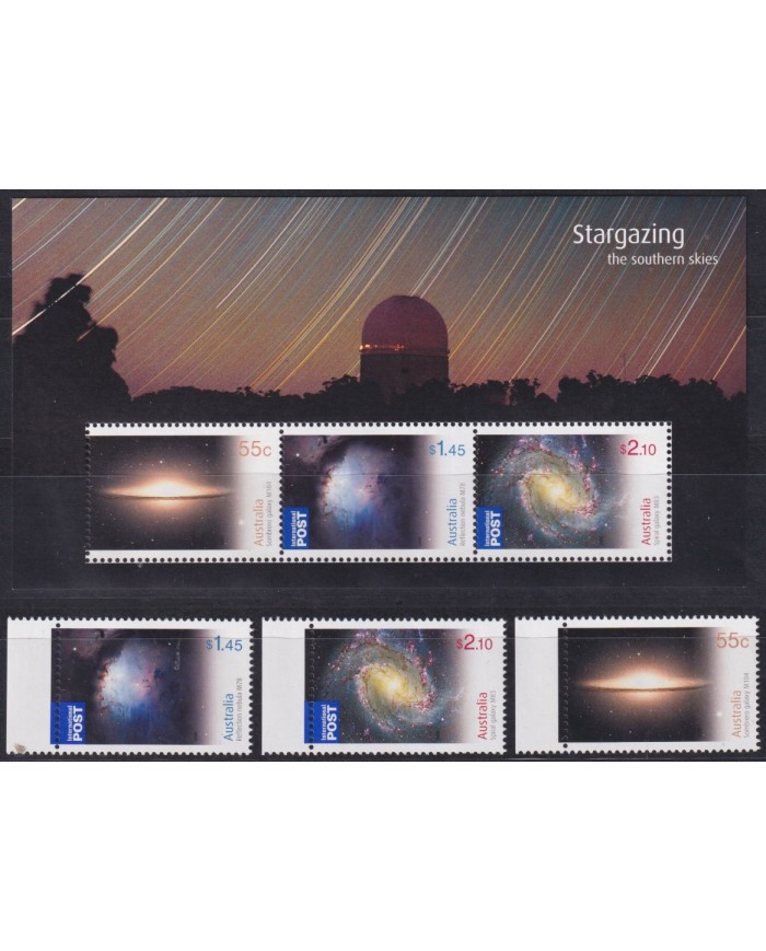 F-EX62145 AUSTRALIA MNH 2009 STARGAZING ASTRONOMY SPACE EXPLORATION COSMOS.