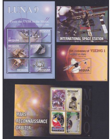 F-EX62146 BEQUIA GRENADINES MNH 2006 MRO SPACE EXPLORATION COSMOS LUNA 9 SATELLITE.