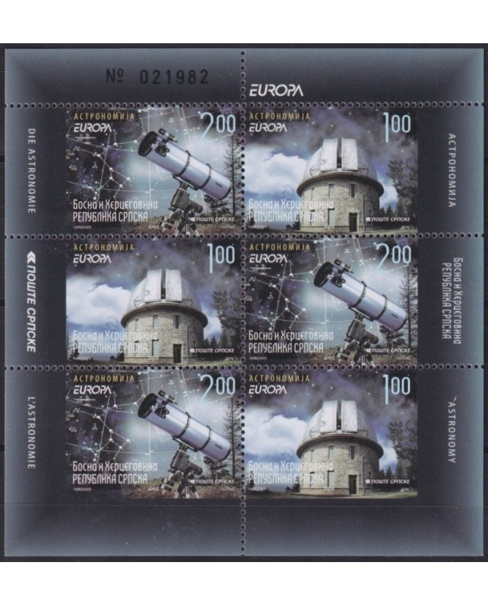 F-EX62150 BOSNIA HERCEGOVINA MNH 2009 EUROPA CEPT ASTRONOMY SPACE TELESCOPE COSMOS.