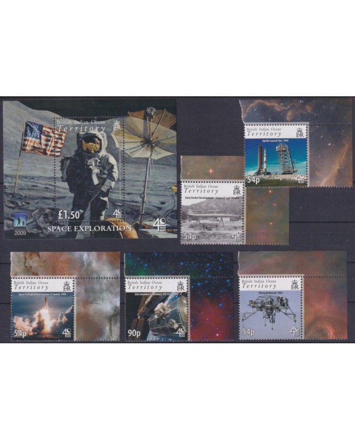 F-EX62151 BRITISH INDIAN OCEAN MNH 2009ASTRONOMY SPACE EXPLORATION COSMOS.