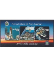 F-EX62344 SAN MARINO MNH 1998 ASTRONOMY SPACE PLANET COSMOS ROCKET.