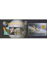 F-EX62678 ST KITTS MNH 2007 SPACE COSMOS LUNA 9 MIR STATION SATELLITE ROCKET.