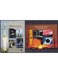 F-EX62699 SIERRA LEONE MNH 2009 50th ANNIV SPACE EXPLORATION SUN STATION ROCKET.