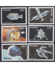 F-EX62355 TANZANIA MNH 1999 SPACE COSMOS SPATIAL STATION SATELLITE ROCKET.