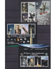 F-EX62706 TANZANIA MNH 2009 50th SPACE EXPLORATION LAIKA COSMOS SATELLITE ROCKET.