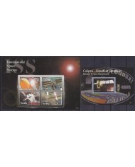F-EX62711 TUVALU MNH 2006 CALPSO SATELLITE IN SPACE EXPLORATION ROCKET.
