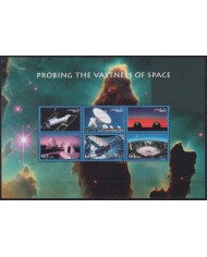F-EX62718 USA US MNH 2000 COSMOS PROBING VASTNESS OF SPACE RADAR ROCKET.