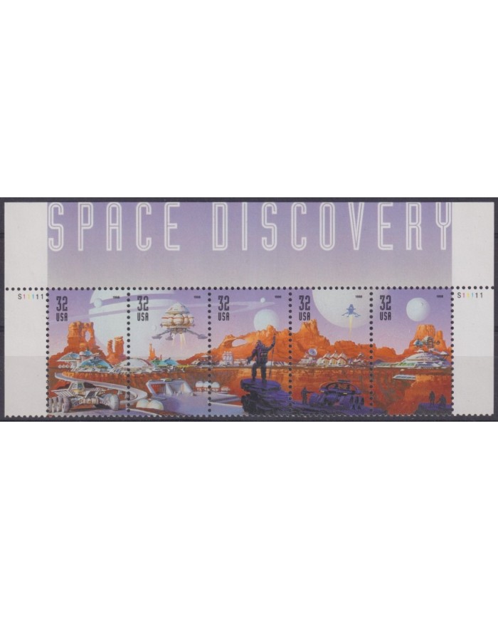 F-EX62374 USA US MNH 1998 SPACE DISCOVERY TRIP FANTASY.