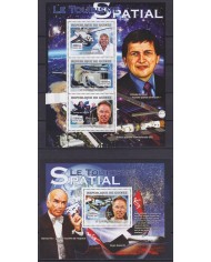 F-EX62555 GUINEA MNH 2007 SPACE TOURISM DISCOVERY EXPLORATION COSMOS SATELLITE.
