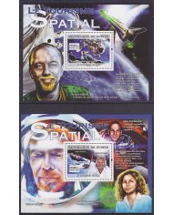 F-EX62555 GUINEA MNH 2007 SPACE TOURISM DISCOVERY EXPLORATION COSMOS SATELLITE.