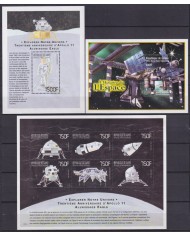 F-EX62563 GUINEA MNH 2001 30th APOLLO – SOYUZ SPACE EXPLORATION COSMOS SATELLITE.