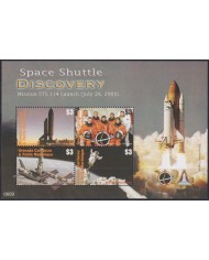 F-EX62190 GRENADA CARRIACOU MNH 2007 DISCOVERY SHUTTLE SPACE EXPLORATION COSMOS SATELLITE.