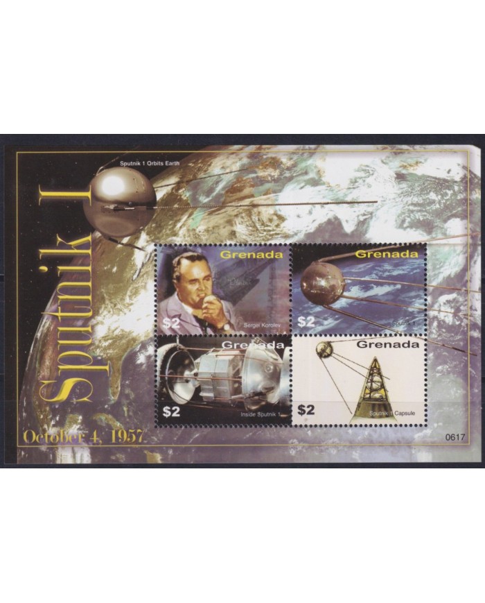 F-EX62199 GRENADA MNH 2006 SPUTNIK I SPACE EXPLORATION COSMOS SATELLITE.