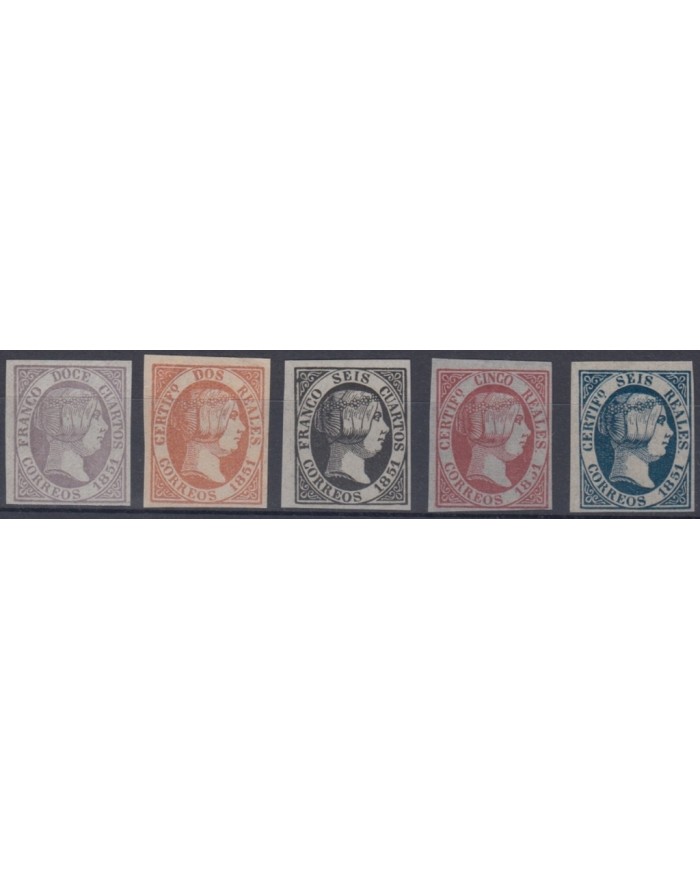 FAC-125 SPAIN ESPAÑA FACSIMILE SEGUI FORGERY ISABEL II 1851.