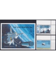 F-EX62387 GRENADA GRENADINES MNH 1992 SPACE YEAR EXPLORATION COSMOS ROCKET.