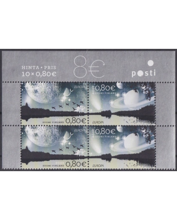 F-EX62405 FINLAND SUOMI MNH 2009 EUROPA CEPT ASTRONOMY SPACE EXPLORATION COSMOS.