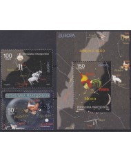 F-EX62450 MACEDONIA MNH 2009 EUROPA CEPT CONSTELLATION ASTRONOMY SPACE EXPLORATION ROOSTER BIRD.