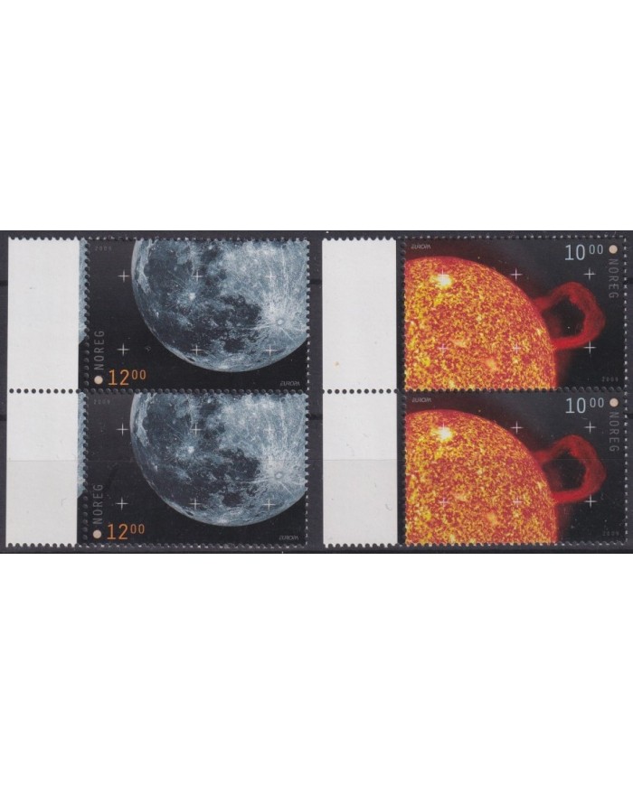 F-EX62487 NORWAY NOREG MNH 2009 EUROPA CEPT ASTRONOMY SPACE EXPLORATION PLANET.