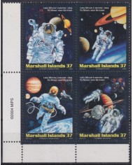 F-EX62476 MARSHALL MNH 2004 35th MANNED MOON SPACE EXPLORATION COSMOS SATELLITE.