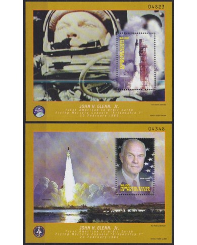 F-EX62478 MICRONESIA MNH 1998 JOHN GLENN SPACE EXPLORATION COSMOS SATELLITE