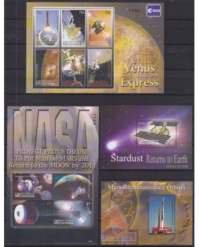 F-EX62629 MICRONESIA MNH 2007 VENUS EXPRESS SPACE EXPLORATION COSMOS SATELLITE.