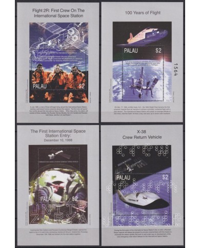 F-EX62658 PALAU MNH 1998 SPACE EXPLORATION STATION COSMOS SATELLITE.