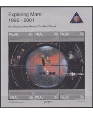 F-EX62649 PALAU MNH 1998 MARS SPACE EXPLORATION STATION COSMOS SATELLITE.