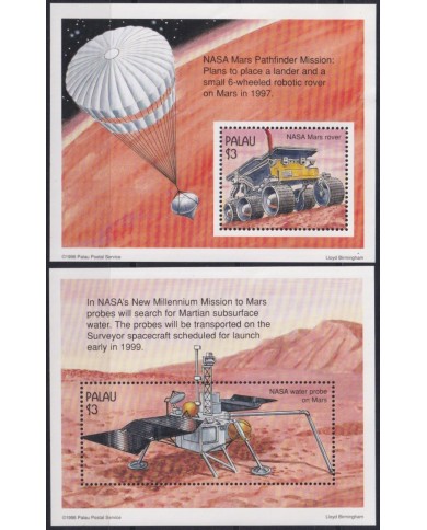 F-EX62486 PALAU MNH 1998 MAR F-EX62486S SPACE EXPLORATION STATION COSMOS SATELLITE.