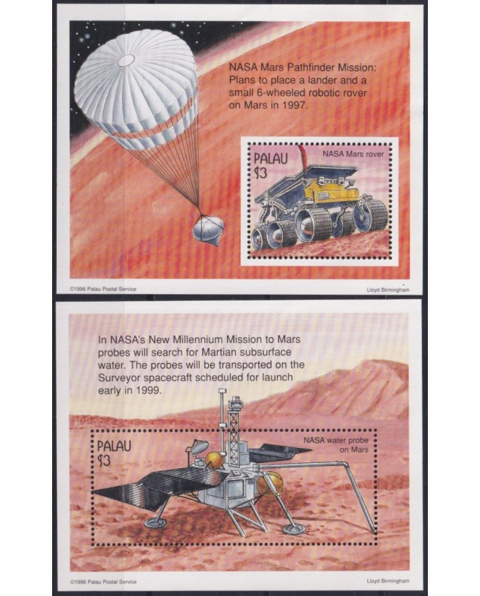 F-EX62486 PALAU MNH 1998 MAR F-EX62486S SPACE EXPLORATION STATION COSMOS SATELLITE.
